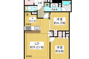 【賃貸】ブランズタワー豊洲36階2LDK