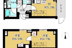 【賃貸】TRUSTVALUE蔵前 メゾネットタイプ